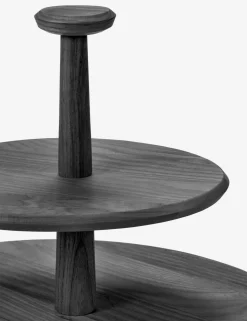 Dune Ash Wood Cake Stand by Kelly Wearstler x Serax