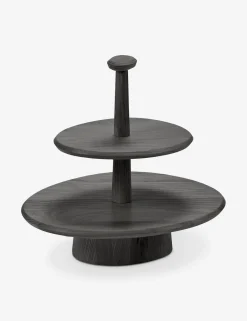 Dune Ash Wood Cake Stand by Kelly Wearstler x Serax