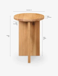 Durante Round Side Table