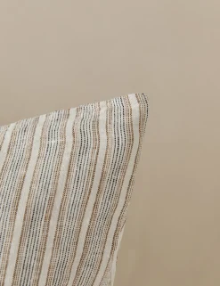 Eadlin Striped European Flax Linen® Sham
