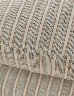 Eadlin Striped European Flax Linen® Pillowcase Set