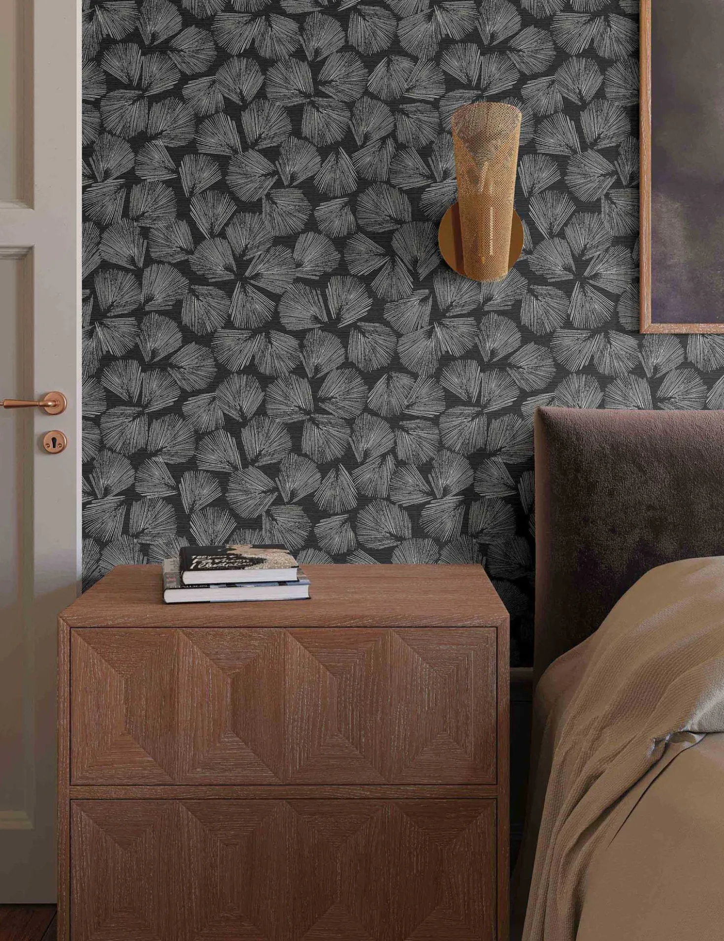Elora Leaf Wallpaper by Christiane Lemieux
