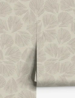 Elora Leaf Wallpaper by Christiane Lemieux