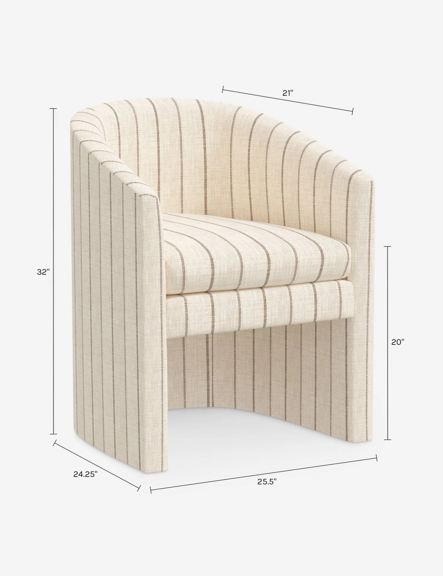 Enfield Slope Arm Dining Chair