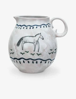 Epona Hand-Painted Pitcher