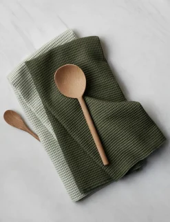 Essential Waffle Kitchen Towels (Set of 2) by Hawkins New York