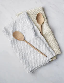 Essential Waffle Kitchen Towels (Set of 2) by Hawkins New York
