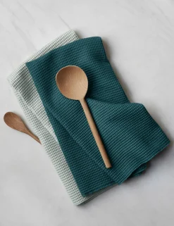Essential Waffle Kitchen Towels (Set of 2) by Hawkins New York
