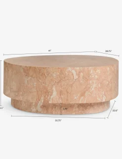 Faas Round Marble Coffee Table