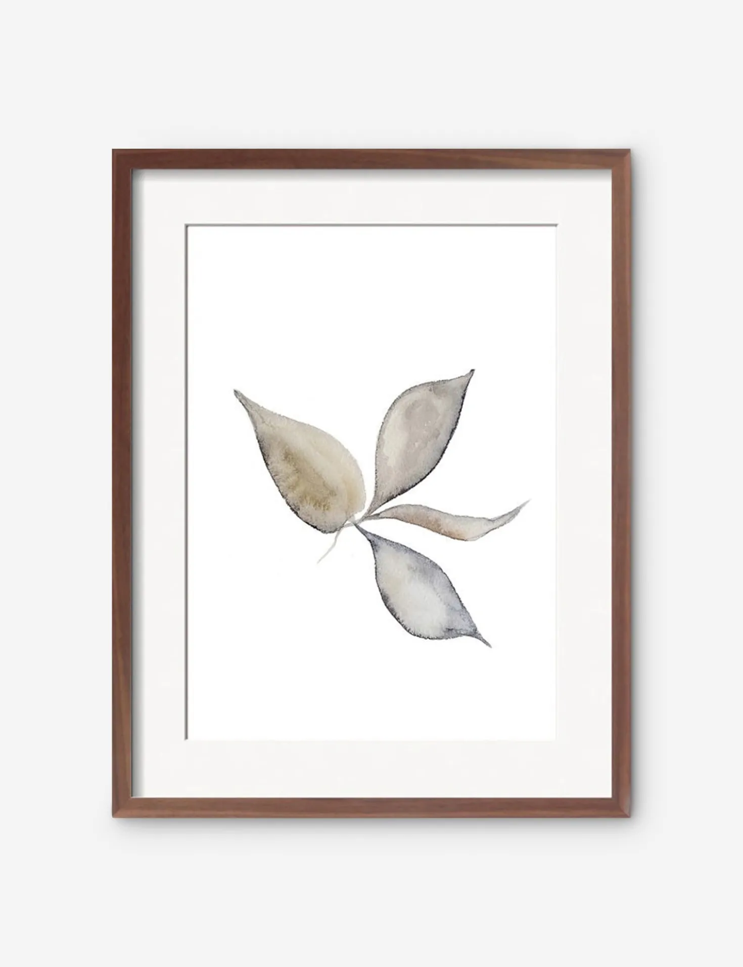 Faded Leaves Print by Céline Nordenhed