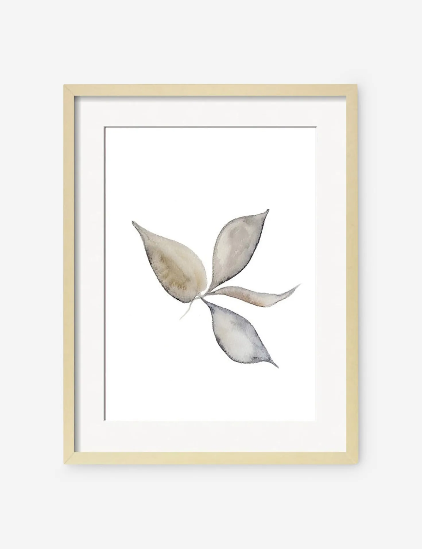 Faded Leaves Print by Céline Nordenhed