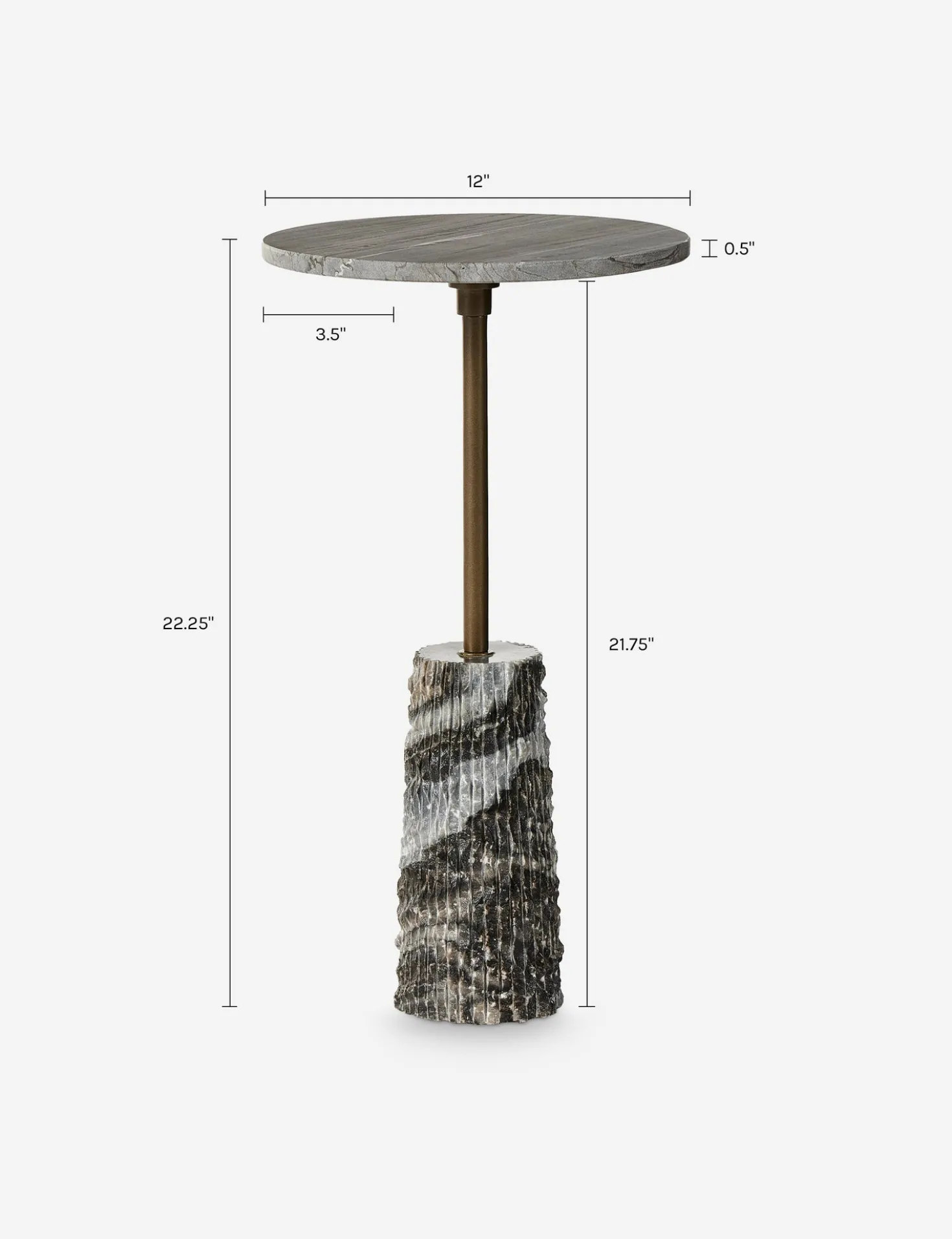 Fallow Round Side Table