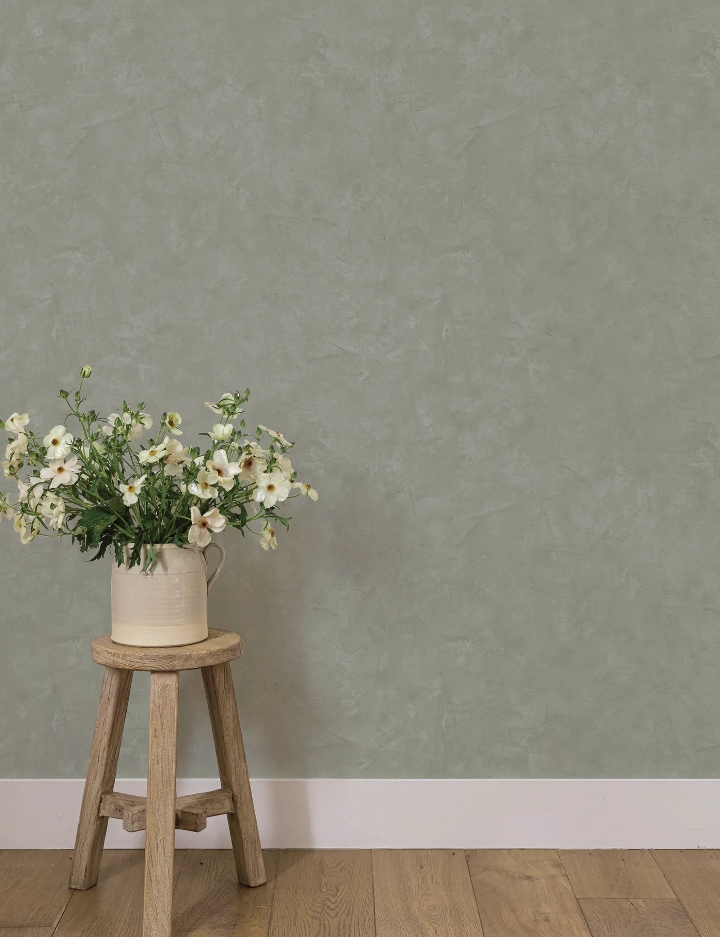 Faux Roman Clay Peel + Stick Wallpaper by Pure Salt