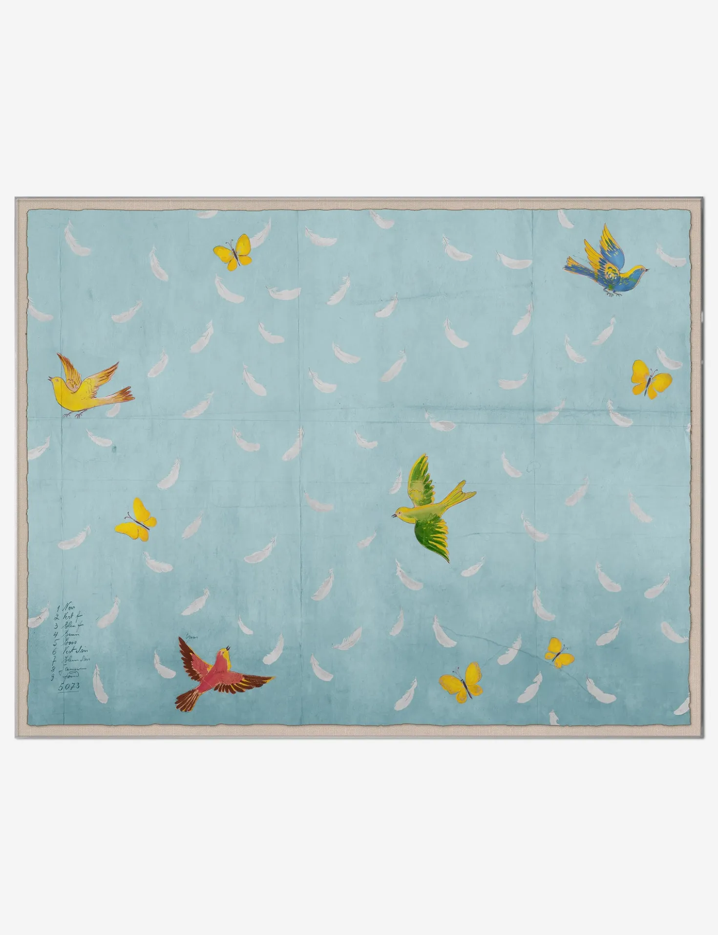 Feathers Print by Paule Marrot