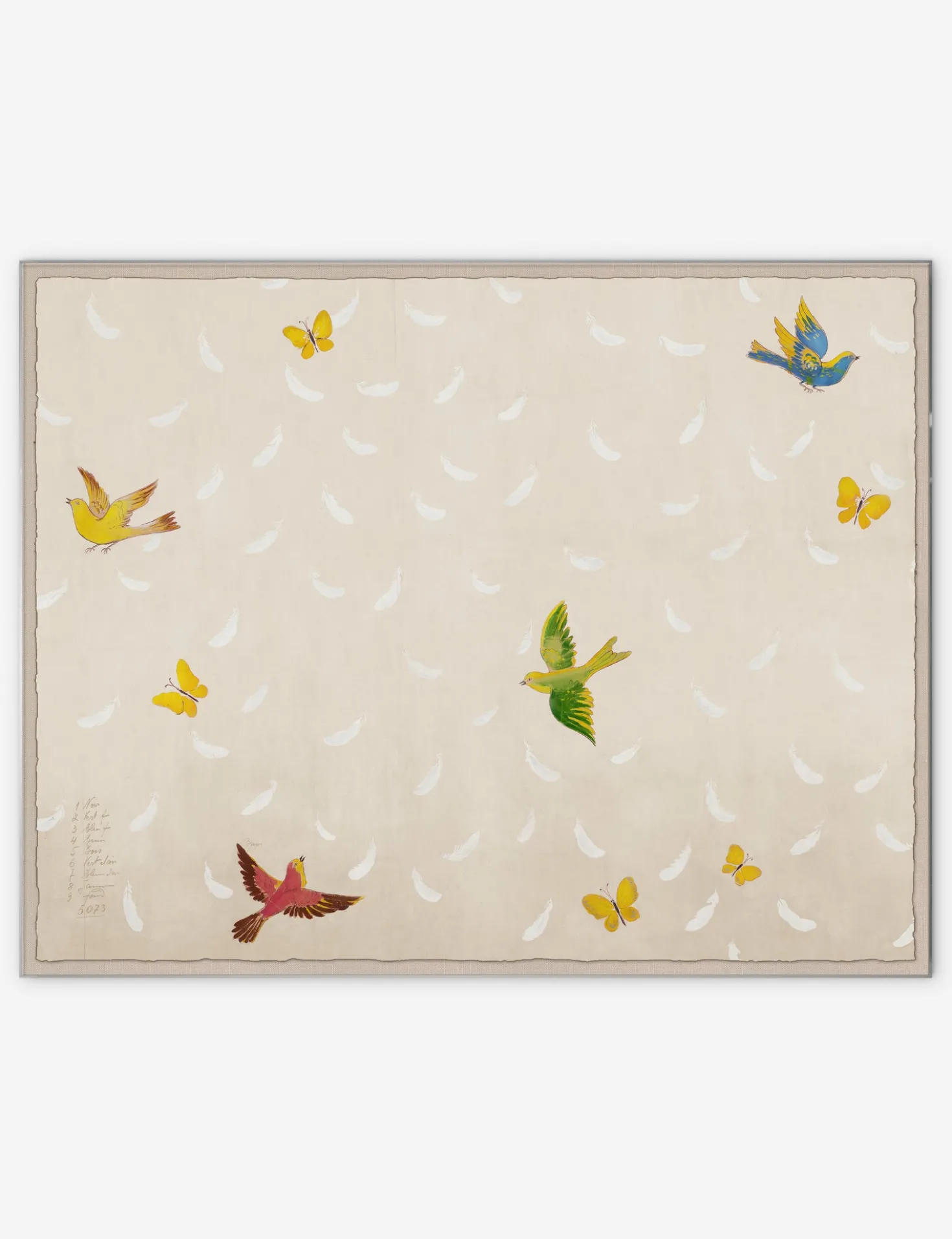 Feathers Print by Paule Marrot