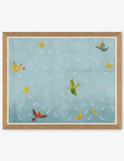 Feathers Print by Paule Marrot
