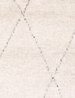Ferra Hand-Knotted Wool-Blend Moroccan Style Shag Rug