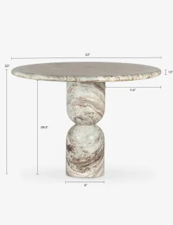 Figueroa Round Dining Table by Amber Lewis x Four Hands