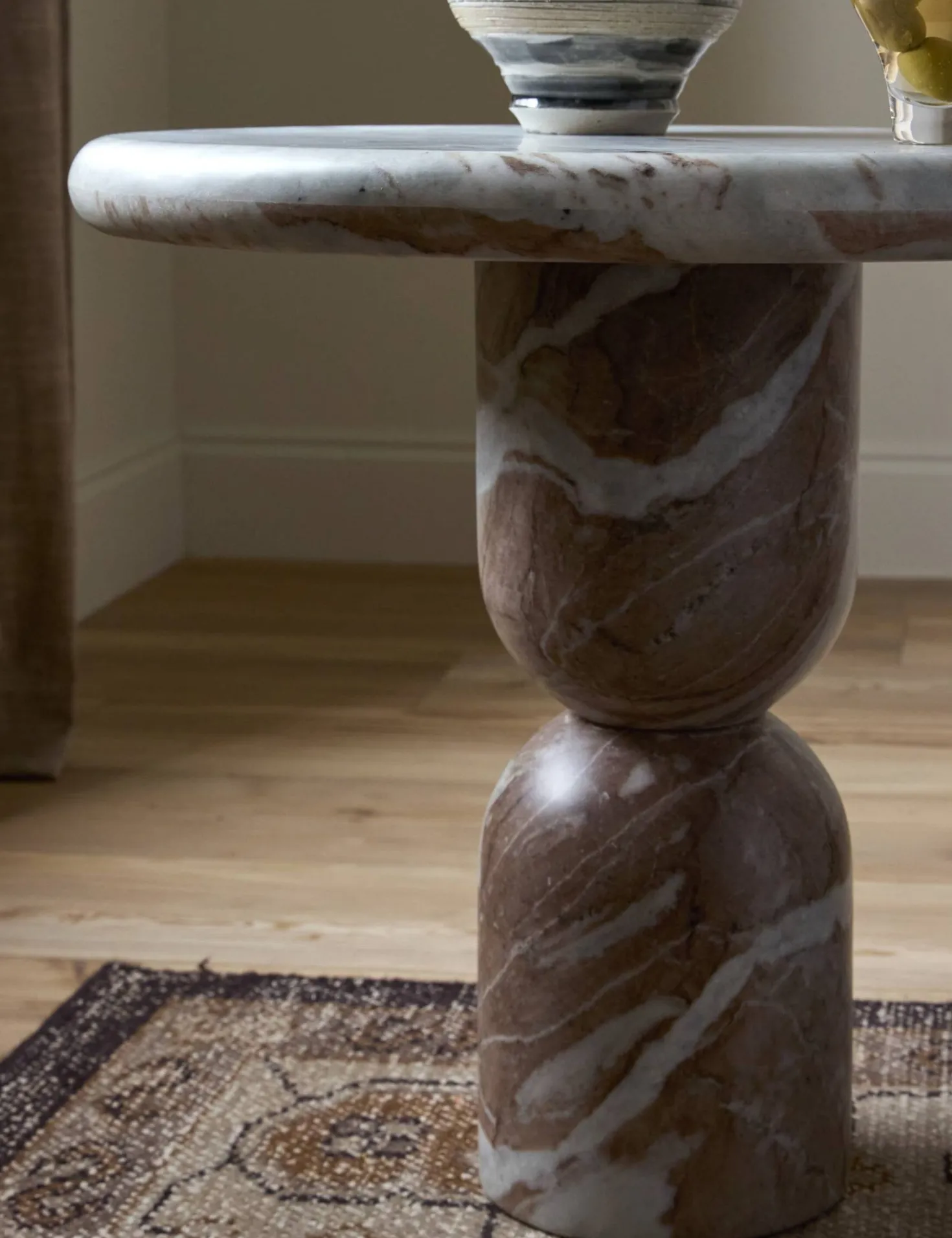 Figueroa Round Side Table by Amber Lewis x Four Hands