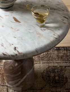 Figueroa Round Side Table by Amber Lewis x Four Hands