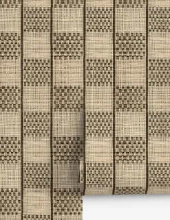 Fillmore Checkered Paperweave Wallpaper by Heidi Caillier