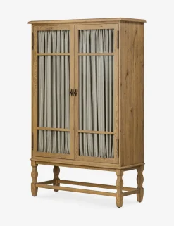Finley Curio Cabinet by Amber Lewis x Four Hands