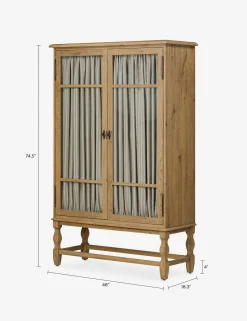 Finley Curio Cabinet by Amber Lewis x Four Hands
