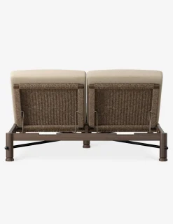 Finnegan Indoor / Outdoor Double Chaise by Amber Lewis x Four Hands