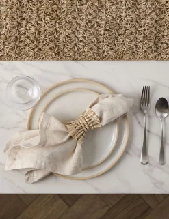 Fique Fringe Napkin Rings (Set of 4) by Tallo de Olivo