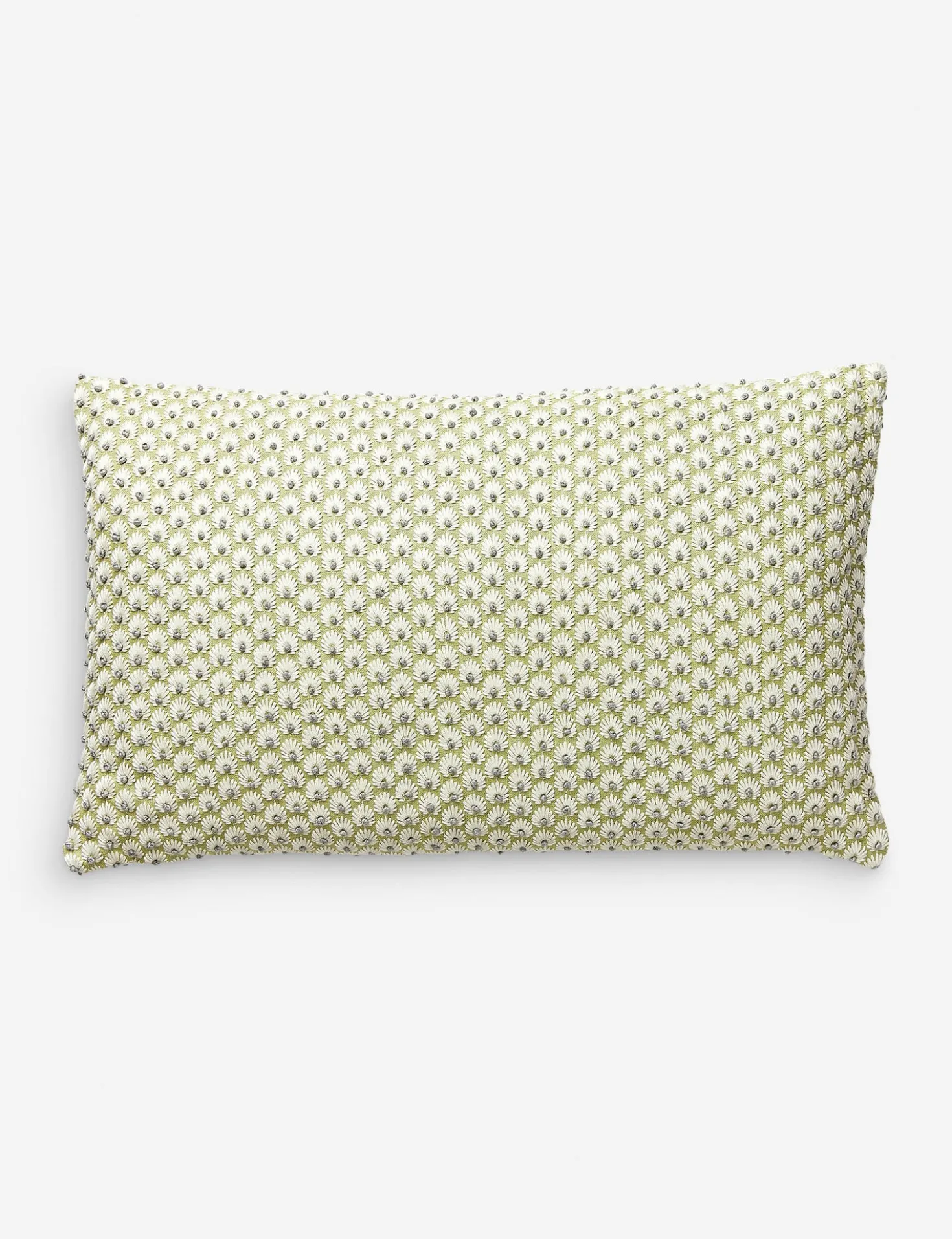 Fleur Embroidered Pillow by Scalamandre