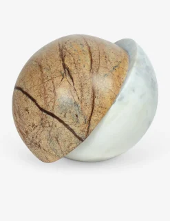 Flint Marble Sphere by Regina Andrew