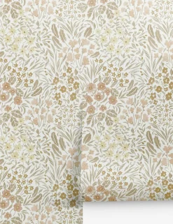 Floral Field Wallpaper by Rylee + Cru