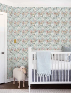Floral Field Wallpaper by Rylee + Cru
