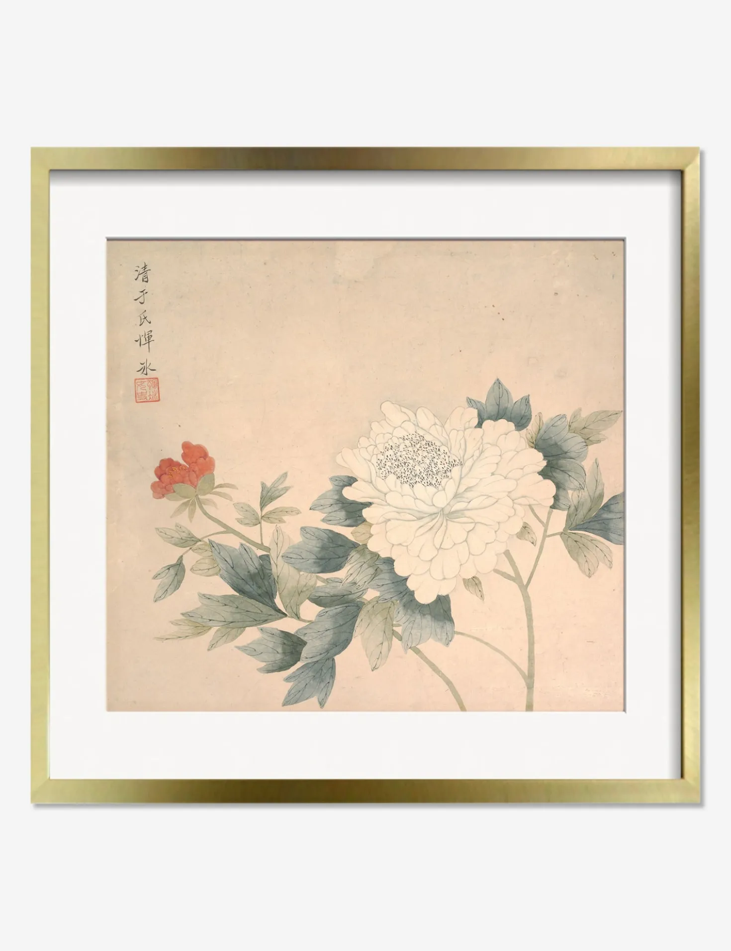Flower Study 2 Print by Yun Bing