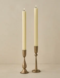 Fluted Church Taper (Set of 2) by Greentree Home