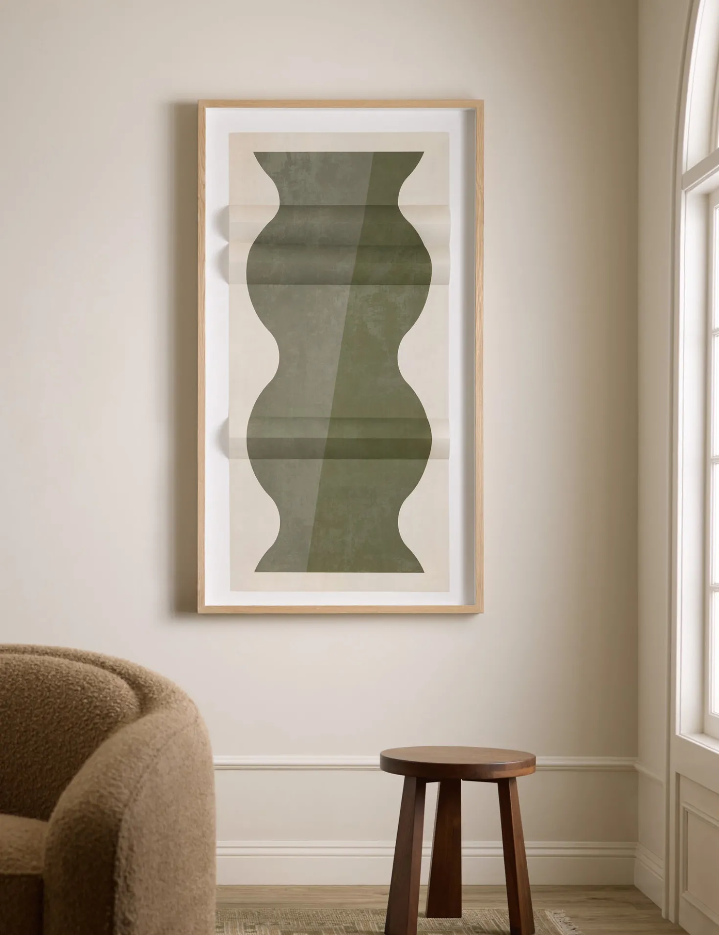 Foldover Urn by Bobby Berk