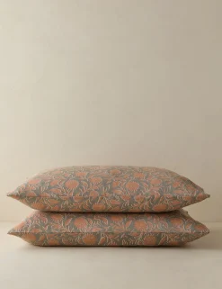Fransen Linen Cotton Pillowcases (Set of 2)