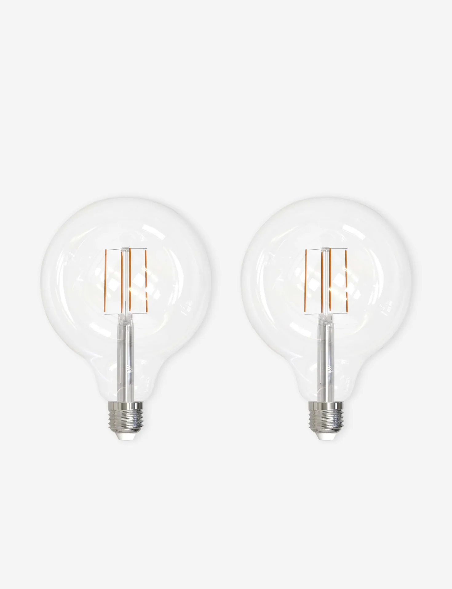 G40 LED Filament Bulb (Set of 2)