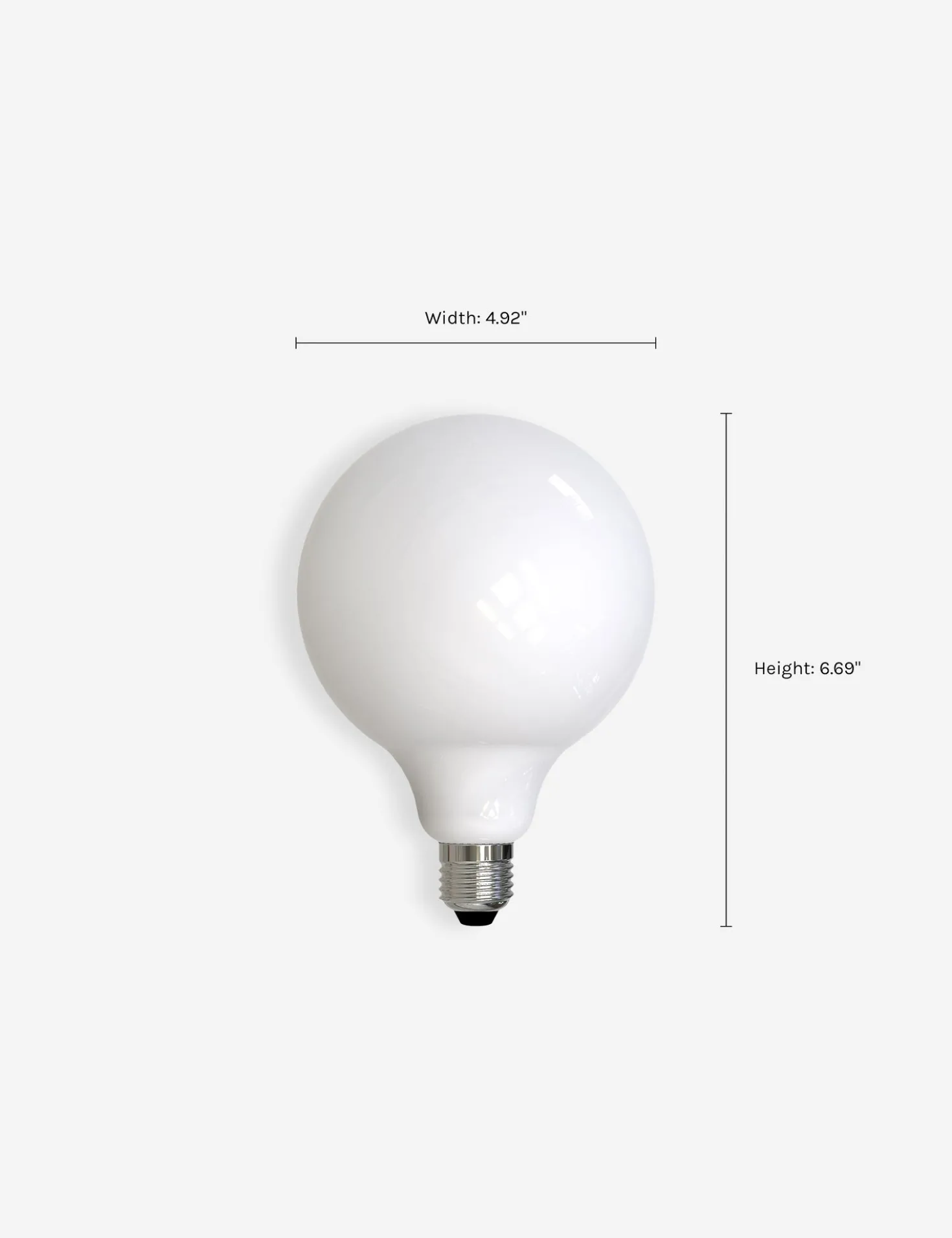 G40 LED Filament Bulb (Set of 2)