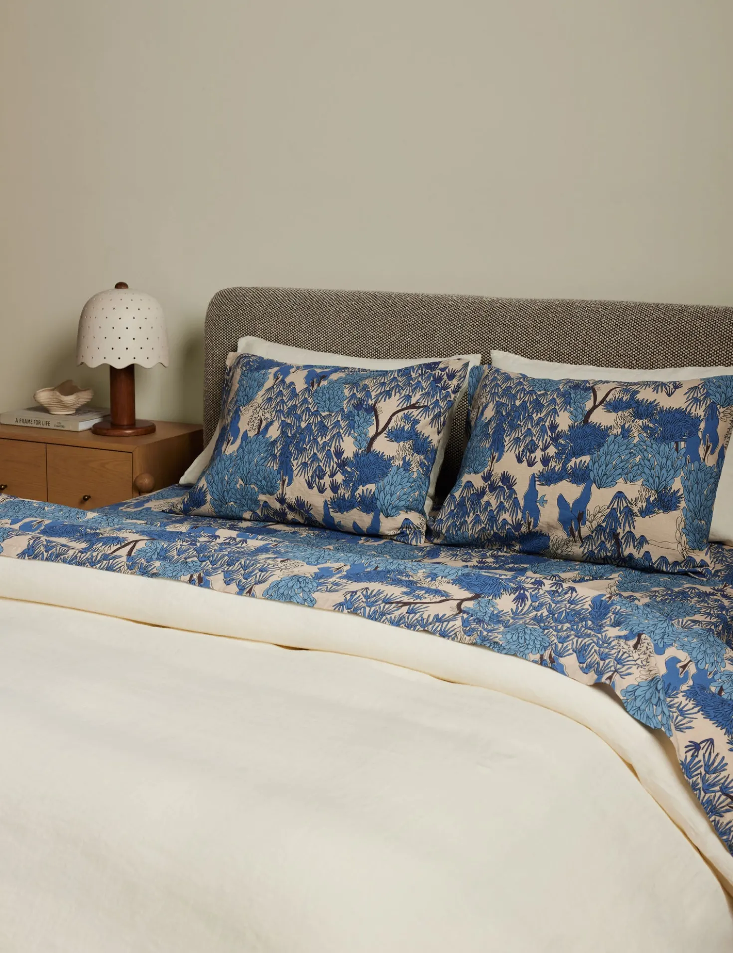 Garden Walk Linen Cotton Sheet Set by Sarah Sherman Samuel