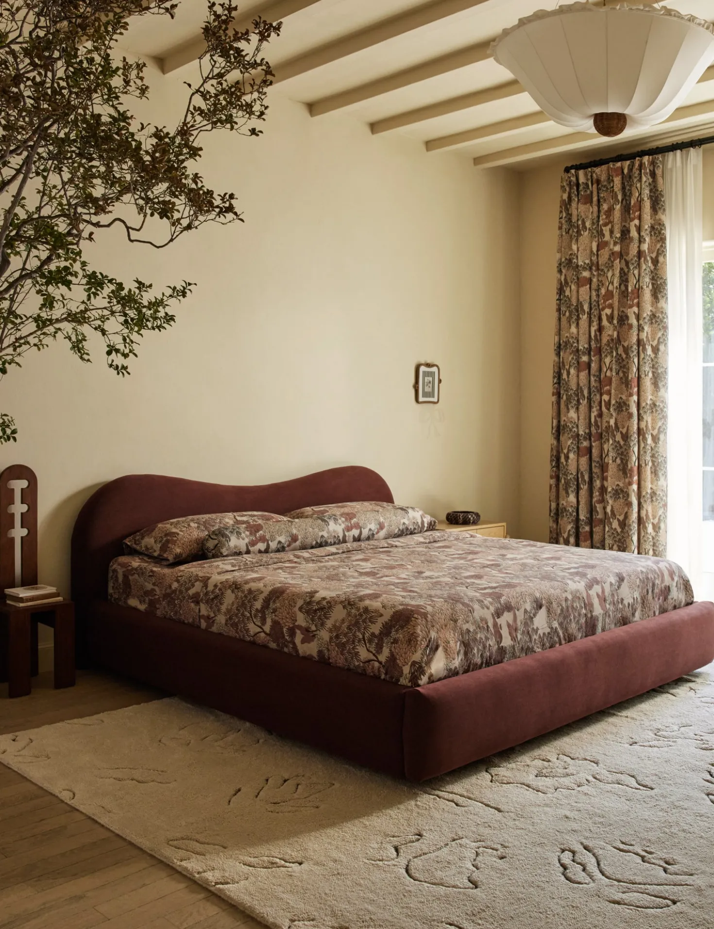 Garden Walk Linen Cotton Duvet Cover by Sarah Sherman Samuel