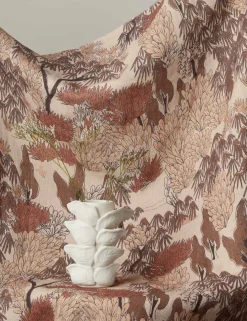 Garden Walk Linen Fabric by Sarah Sherman Samuel