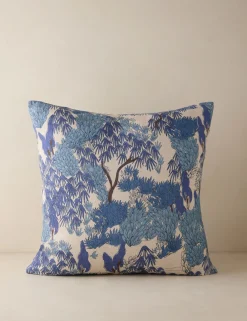 Garden Walk Linen Pillow by Sarah Sherman Samuel