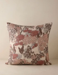 Garden Walk Linen Pillow by Sarah Sherman Samuel