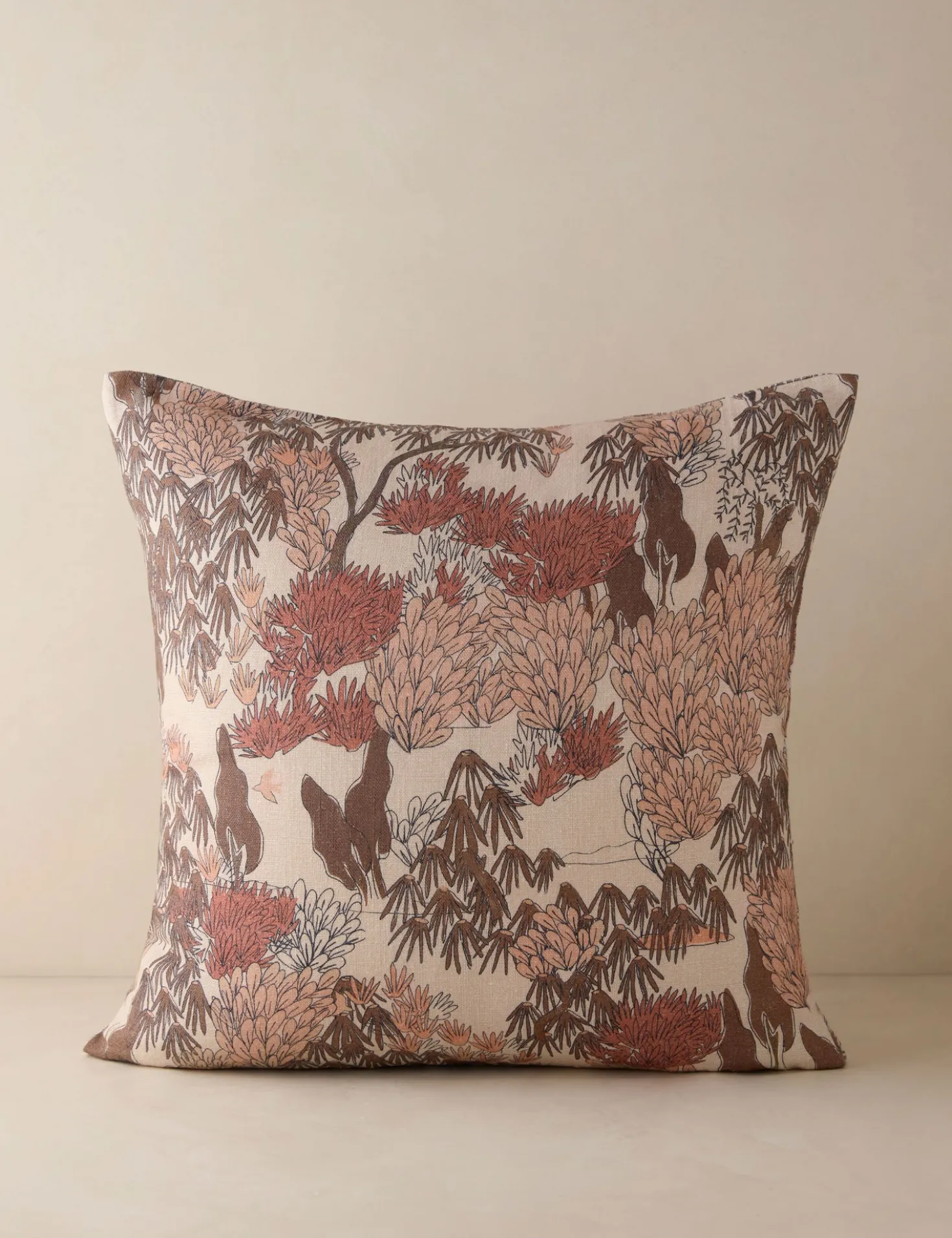 Garden Walk Linen Pillow by Sarah Sherman Samuel