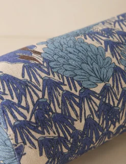 Garden Walk Linen Pillow by Sarah Sherman Samuel