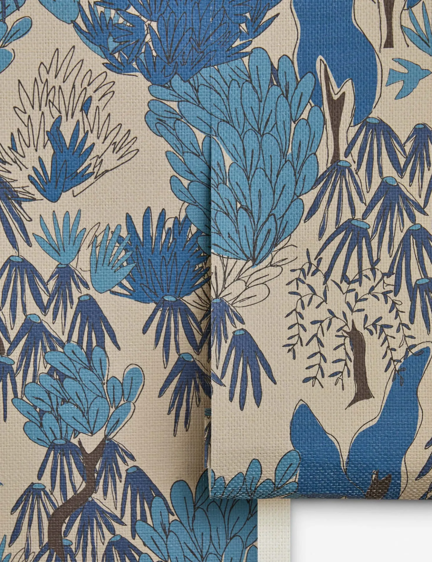 Garden Walk Paperweave Wallpaper by Sarah Sherman Samuel