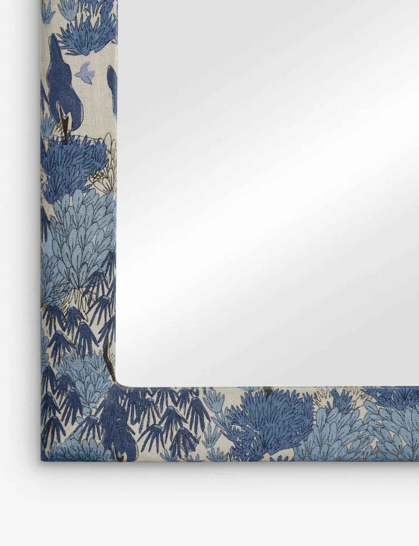 Garden Walk Upholstered Full Length Mirror by Sarah Sherman Samuel