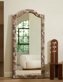 Garden Walk Upholstered Full Length Mirror by Sarah Sherman Samuel