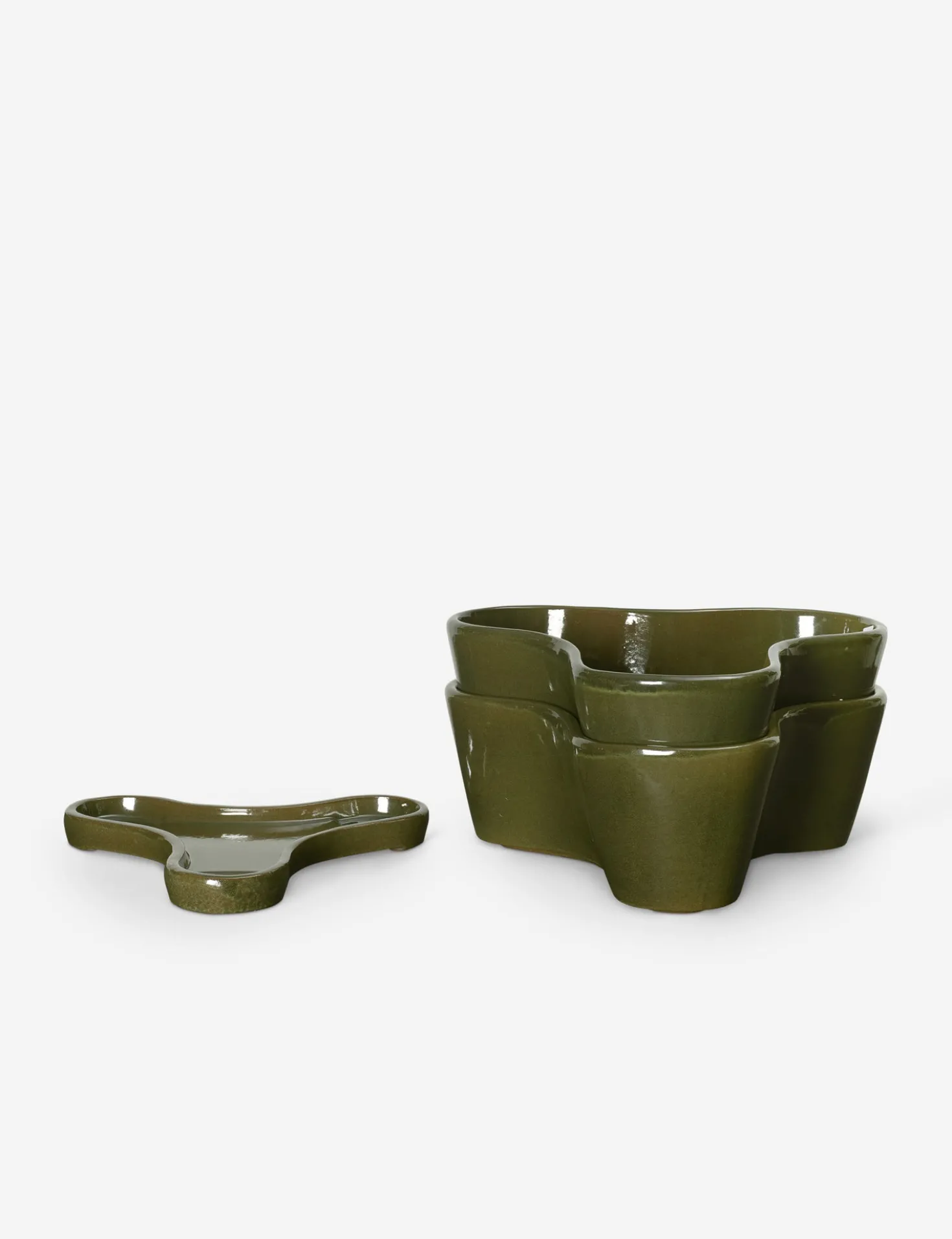 Gemi Stackable Planters (Set of 2) by Ferm Living